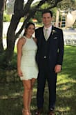 This dress fits true to size and is so flattering! The color is the same as the picture. I wore it to a wedding & got SO many compliments. Very happy with this purchase : ) - Sarina C.