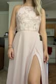I needed this for my maid of honor dress... affordable, beautiful and fits perfectly!! The only alteration I did was to shorten it because I'm not wearing shoes.
Love this dress! - Hollie G.