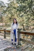 Love love loveeee this sweater coat!! It does run a little large, I'm usually a medium and ordered a small after reading reviews, so order a size down! So warm, fashionable, and absolute perfection! - Kristi B.