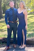 I wore this dress (in Navy Blue) to a wedding and got several compliments! It was very elegant, breathable, and classy without being over the top or too casual. The fabric is really soft (almost like yoga pants material), so being in it all day was easy. The wedding I went to was outdoors in Florida, so I sweat a lot but there were no sweat stains on the dress when I got up out of my chair. Very pleased with my purchase and would recommend! I want it in every color! - Kayla M.