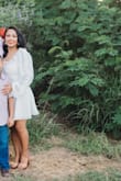 I got a medium because it was on sale and not returnable but I could of fit into a small, its a beautiful dress! Sleeves are fun and it's very fitted around the waist, it is a little see through so nude undergarments would be best. - Itzel P.