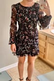 This dress is perfect for the holidays! Could be a tad bit short on someone taller. - Lyndsey K.