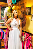 I loved this dress and got so many compliments! A little tight in the bust area and had to get it shortened but i absolutely loved it!!! - Adriana D.
