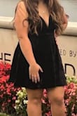 This was for a homecoming dance and it was a total hit, except with her dad, due to the low cut in the chest. But she loved it. - Lisa S.