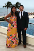 Super cute. Normally a M but got a S and it fit good. It is really long so I had to get it altered. I wore to a wedding and got many compliments. - Eveliza R.