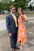 The dress was PERFECT!  Which is saying a lot because I have ordered many dresses from Lulus and they rarely fit on the first try. However, the top was very loose. I had to use dress tape to stick it down.
Wouldn't have been able to wear a smaller size in the waist though. - Brittany S.
