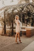 Wore this for my senior photos and it was perfect! My friend also wore it for her bridal shower and it fit her perfect as well. So many compliments for us both. - Elayna L.