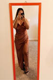 I love the dress since I saw it on the page, but I wasn't  sure to get it, and I finally decided to buy it, and when I tried it on it fit me perfect, I love it, the fabric is so comfortable, I don't regret this decision - Asfrid E.