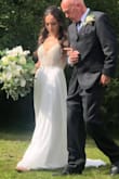 I ordered this dress a week before my wedding and it was the best decision I could've made! I felt absolutely gorgeous in it and received so many compliments. I was worried the straps would be irritating and the mesh would look tacky but this is dress is truly gorgeous and quite comfortable. - Susan P.
