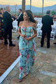 Love this dress. It's a beautiful dress and nice material. I wore it to the wedding and got lots of compliments!! The dress is long and need alternation but I don't have time so I wore 3in heel but still had to lift the dress up when I walked. - Napat G.