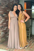 This dress fit perfectly!! The color is beautiful and matched the bridal party to a tee. It also came in so quickly which is rare for most online sites!! Highly recommend! - Sharon M.