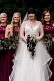 These dresses were stunning for my daughters fall wedding - Karen I.