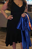 Purchased this for my graduation and I was very pleased with how it felt, looked, the quality of material, etc. It's a really pretty dress & It can definitely be worn again!! - Merita H.