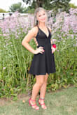 The dress was super cute and made nicely. However, we did have to have the waist taken in and the straps adjusted for a better fit. My daughter was very comfortable in it all night after alterations. - Ruth C.