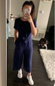 Love this! Makes your butt looks great. Love the stretchy material. The tie also makes your waist looks smaller! - Elisa L.