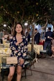 This is such a stunning wrap dress. It is so comfortable and flattering, which makes it easy to wear. Slip it on in two seconds, with no zipper or buttons to worry about, and here you are, looking polished and ready for a beautiful summer day in Europe. The floral pattern and colours are beautiful, true to what is shown in the photos. And the fabric is light and cooling, perfect for a hot summer day. - Dima O.