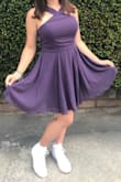 Like this dress! I wore it to homecoming with white high tops converse :) - Arielle I.