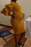 This is a beautiful dress. My bestie bought this dress and she praised it!! Then I saw her wearing it and I knew I had to get it. So comfy. Nice material, hugs the body like a glove. I got so many compliments last week! - Miriam N.