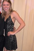 Loved the dress:) It is good quality and fits pretty well. However, since the back is very open and the straps can slide easy it was a little loose. I ordered a small and kept having to adjust it so it wouldn't fall off my shoulders. - Emily J.