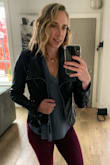 Was a bit big so would order a size smaller than my usual next time. Feels fantastic and hangs just right. Great layering piece! - Laura Z.
