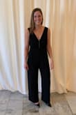 I got so many compliments wearing this jumpsuit. It was perfect for a wedding and I fully intend on wearing it to other dressy occasions. Even classy enough to wear to work events. And it fit very true to size. - Jessica J.