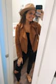 Such great quality for price!! There is a little string on the inside that you can adjust and tie to fit your head so perfect for any sized head. I originally ordered the tan and black one to pick one but I fell in love with both so I'm keeping both. Can't beat the price!!! - Victoria P.