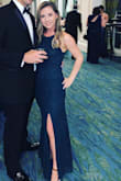 I ordered this dress knowing I'd probably have to get it altered since I am on the shorter side (5'1). When it arrived it was long and a bit big in the bust area. But with no issue my tailor was able to make it fit perfect ! I got so many compliments and the lace and shape of the dress really smooths you out to give a flattering look. - Christen D.