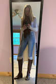 This extra-long cardigan is my new favorite! The super stretchy material is so soft and the neutral tone makes it easy to pair with some jeans and a tank. Don't underestimate the power of this cardigan - it can dress-up a casual outfit with ease! - Kait M.