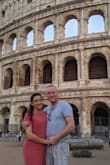 Wore this dress all around Rome and it was both stylish and comfortable.  Beautiful color too. - Ana P.