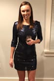 I bought this for a New Year's Eve party and loved it. I was worried the sequins might be uncomfortable, but they weren't a problem at all. - Megan C.