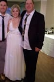 I changed into this dress later on into my reception as my wedding dress had a lot of layers and I wanted to be comfortable and dress! - Kristin T.