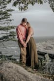 This dress was absolutely perfect for the vibe I wanted for our engagement photos. The length and the flow were great! My only concern with a small chest was sitting and the top poofing, it didn't happen too often, but was very aware it could. - Rachel H.