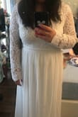 Going to wear this for my engagement shoot! It's a bit small but I wouldn't change the size as i am still able to zip it up - Michelle N.