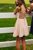 XS was a great fit for my 5ft 104lbs daughter's homecoming dress. I did have to have it shortened a little, but otherwise she loved it! - Leigh B.