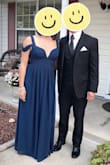 I purchased this for a work gala and it was perfect! I had to get it hemmed since I'm on the shorter side. It was a little tight in the chest/rib cage area but if I sized up I would've needed more alterations. A good pair of shapewear did the trick! - Michelle E.