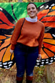 I am totally into this color this year. I am very happy that this sweater fits me so well. The material is very comfortable. Wish they have different colors to. Thank you, Lulus! - Bruna B.