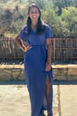 I bought this dress for my sister in law's wedding and it was perfect. It was simple, comfortable, and pretty. I received a lot of compliments. The only thing was with the wind, the bottom of the dress would open as I walked, I had spandex shorts on under so that wasn't too big of a deal. I also bought a second dress that I did not like as much and returned it to lulus without any hassle. I will definitely be buying from Lulus.com again! - Stephanie H.