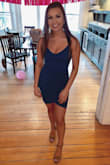 I absolutely loved this dress - I wish I had more occasions to wear something like this! It was super flattering since it was bodycon but didn't hug too much right around the lower stomach area. I do have a shorter torso so the dress wasn't too short for ME, but that could be an issue with taller people! Plus, I didn't even need to wear a bra which is always a win-win. Definitely recommend! - Tori M.
