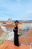 This dress is sooo flattering, sexy, and light! It was the perfect night out in Italy outfit. - Anna L.