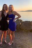 Wore this dress to my homecoming! Super cute, great length, nice material. I'm a little on the curvier side and this dress made me feel beautiful! I'm in love with the color and the slit! - Mia M.