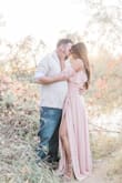 This dress is beautiful. Romantic dress. I wore this for my engagement photoshoot. It's pretty long but I was already expecting that. I didn't like how I couldn't cover my cleavage as much as I would like to but it wasn't too bad. Overall, I'm happy I bought the dress. - Anna S.