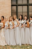 These dresses in grey were so perfect for my bridesmaids. Each girl loved the fabric, fit and style. They complimented various sizes without any alterations needed for a great price. Will be referring all my future bride friends to Lulus for theirs! - Natalie H.
