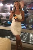 It was everything I wanted for my bachelorette! So many compliments. With the back being a criss-cross there was some gapping between loops but manageable. Couldn't give this dress for love. - Rachael G.