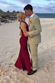 This dress is the perfect wedding guest dress! Loved the back lace detail! - Kathleen