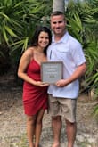 I love this dress it fits well you don't need a bra it holds you just right. Very flattering and classy I wore this on our beach vacation and was pregnant but hadn't told anyone yet and it covered my little belly. - Anna W.