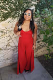 This outfit was PERFECT for my birthday weekend in Sonoma. I'm a shortie so I had to get the pants hemmed, but I really liked the overall fit of the pants and how breezy they were. I'm also a bit on the bustier side so I had to forgo the bra in order for the top to fit. Other than that, definitely loved the outfit and got lots of compliments over it! - Georgette E.
