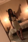 Purchased this for a bachelorette trip. Skirt has 2 layers so isn't as see through as I was concerned it might be (lines/seams from underwear definitely show though), and top works with fine with a basic white/nude bra underneath. - Callie A.