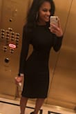 I love this dress have it In two colors black and red perfect dress for any formal even or date nights. - Janet C.