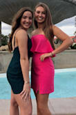 This dress was perfect for my last hs homecoming. It is classy but still super fun. The sizing felt a little off because it was supposed to be a body con dress but wasn't quite tight enough. However, everything else was perfect! The material is light weight but still great quality and this dress is definitely one of the best strapless pieces I own, it never fell down - Emma M.