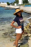 This hat is absolutely necessary for sunny days. Because it is adjustable it can fit anybody and it's easy to pack. Even more, the material (straw) has SPF infused in it! This was a great buy. - Venice F.